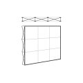 Compact flat structure 3x3 