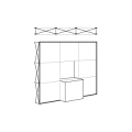 Compact flat structure 3x3 + 1x1