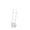 Easy Rack steel for 4xA4 leaflets