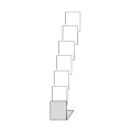 Easy Rack steel for 6xA4 leaflets
