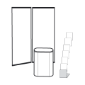 Easy Rack + PromoPlus 2x1 Banner Stand 2x