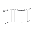 Plus curved structure 3x4 + 3x3