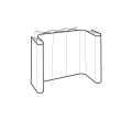 Plus flat structure 3x1 + 3x3 + 3x1