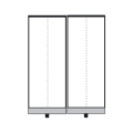 Roll Wall 85 - 2x 