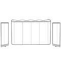 Roll Wall 85 - 2x + Plus flat construction3x4