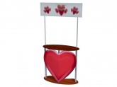 VarioDesk Heart Panel 3