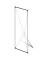 X Banner 85 - hight 205 cm