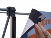 PVC hanger on the top of panel