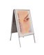 DOUBLE-SIDED A-BOARD WITH ALUMINUM SNAP FRAME TECHINIQUE